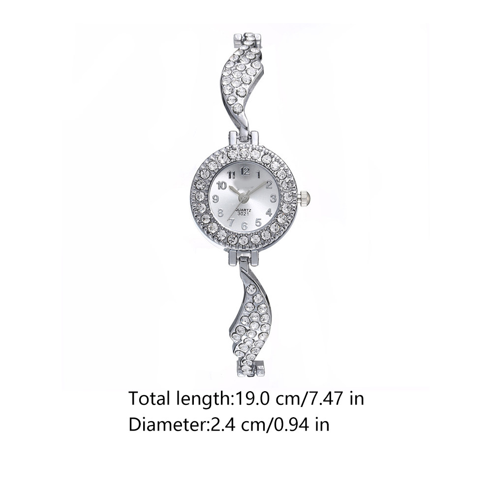 1Pcs Women's Rhinestone Wing Q - Luxury Watch Gift For Her ulasan dan harga