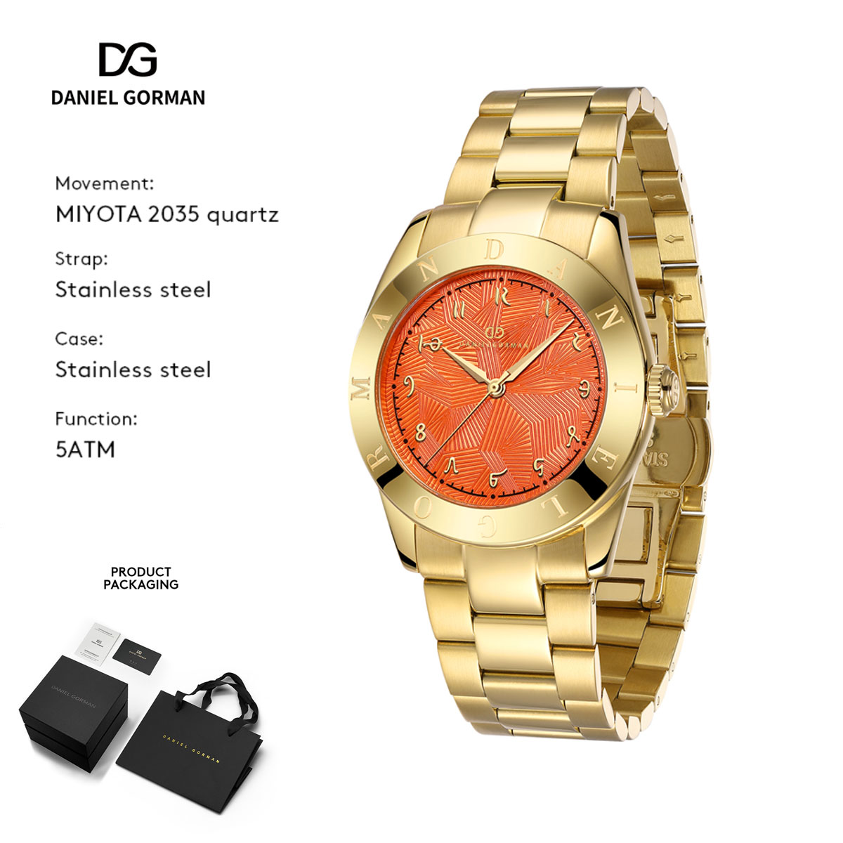 Daniel Gorman Dopamine Series  - Luxury Watch Gift For Her ulasan dan harga