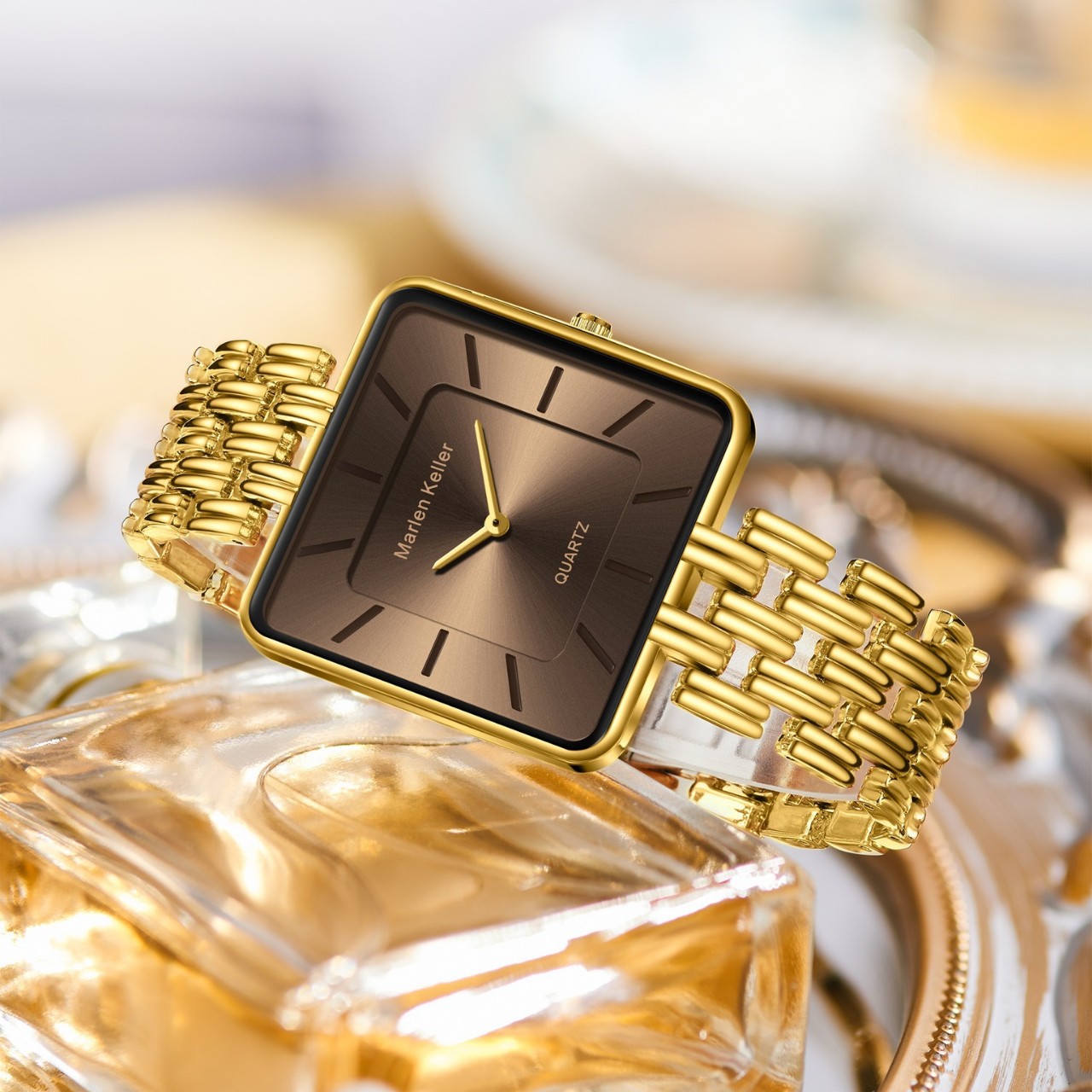 Square Gold Women Bracelet Wat - Luxury Watch Top 10 ulasan dan harga