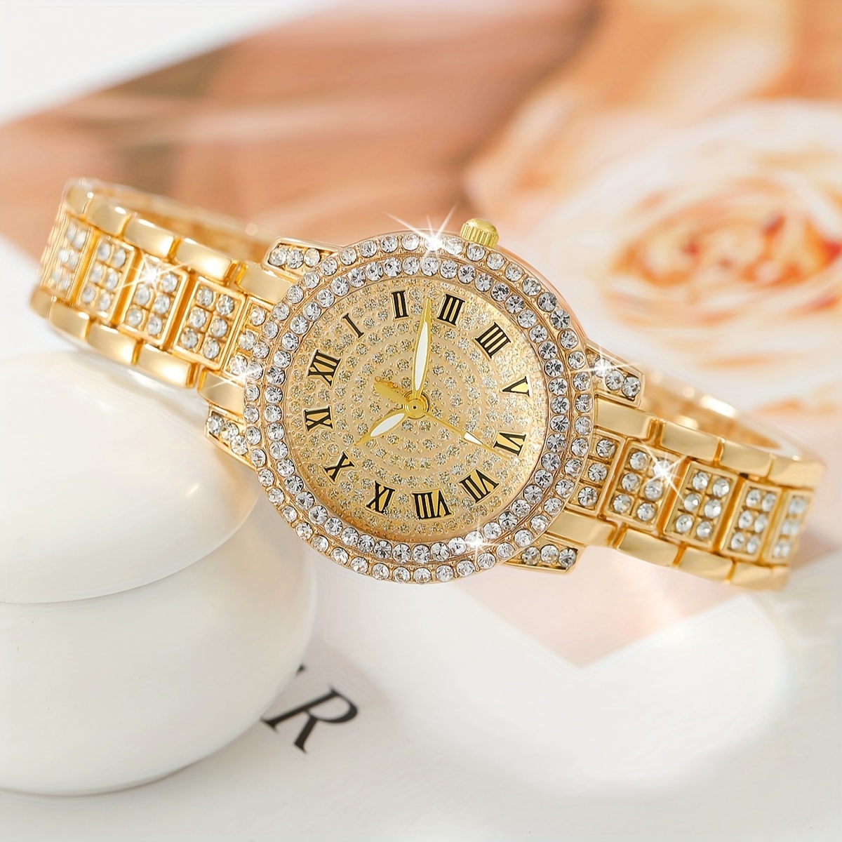 6pcs/set Women's Watch Luxury  - Luxury Watch Gift For Her ulasan dan harga
