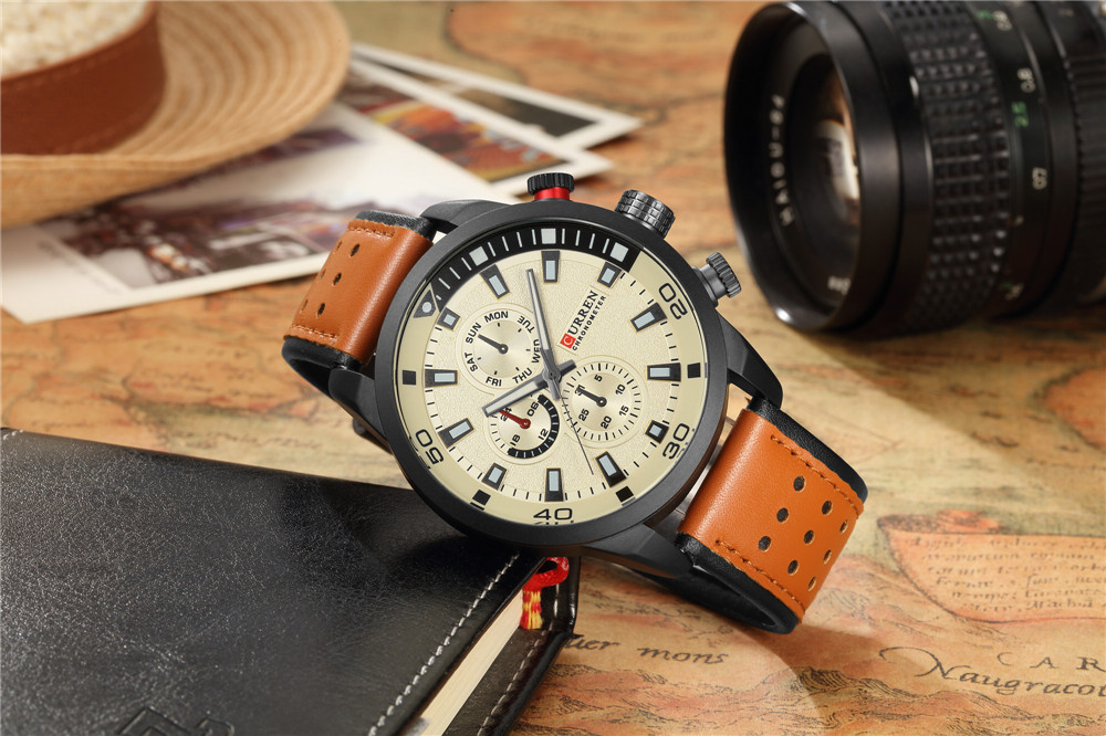 2017 CURREN Stylish Watch Men  - Luxury Watch Magazine ulasan dan harga