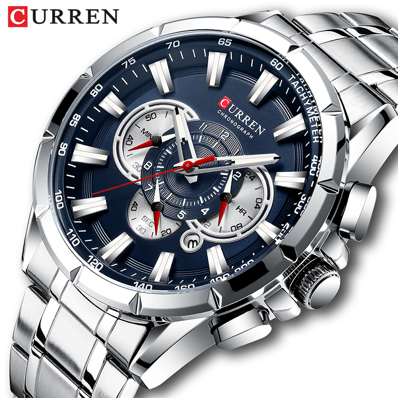 CURREN Wrist Watch Men Waterpr - Luxury Watch Maker ulasan dan harga