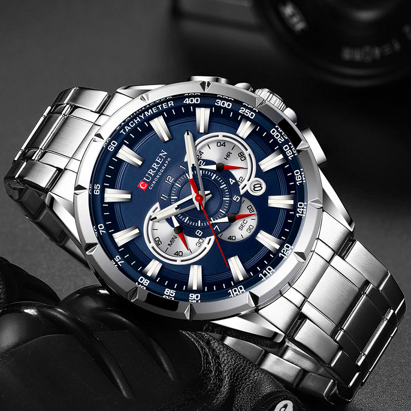 CURREN Wrist Watch Men Waterpr - Luxury Watch Maker ulasan dan harga