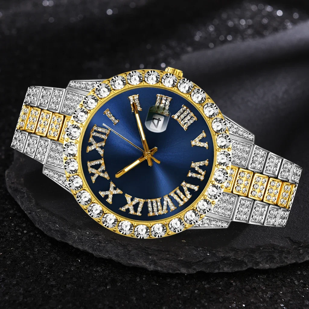 Iced Out Watch Men Luxury Bran - Luxury Watch Iceberg ulasan dan harga