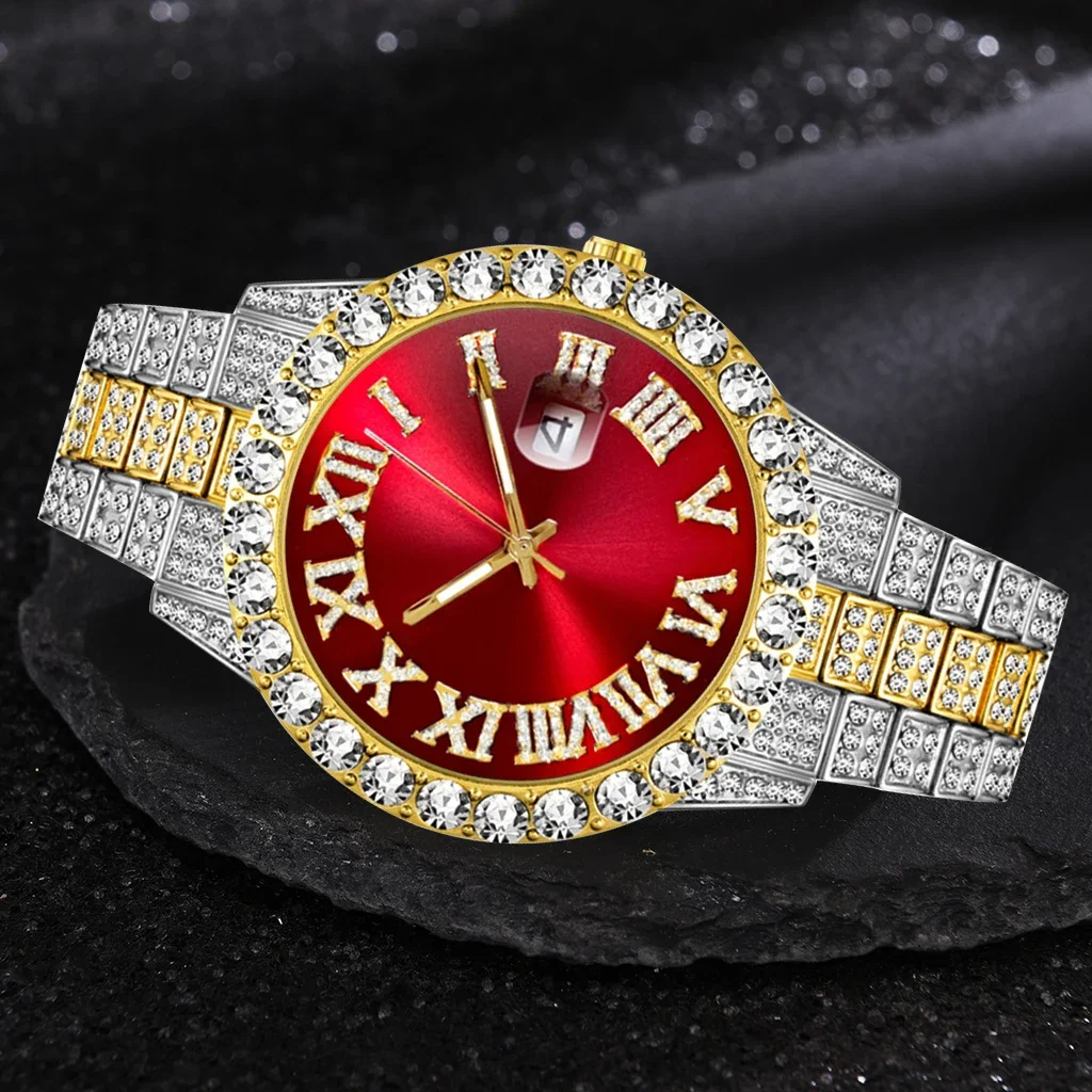 Iced Out Watch Men Luxury Bran - Luxury Watch Iceberg ulasan dan harga