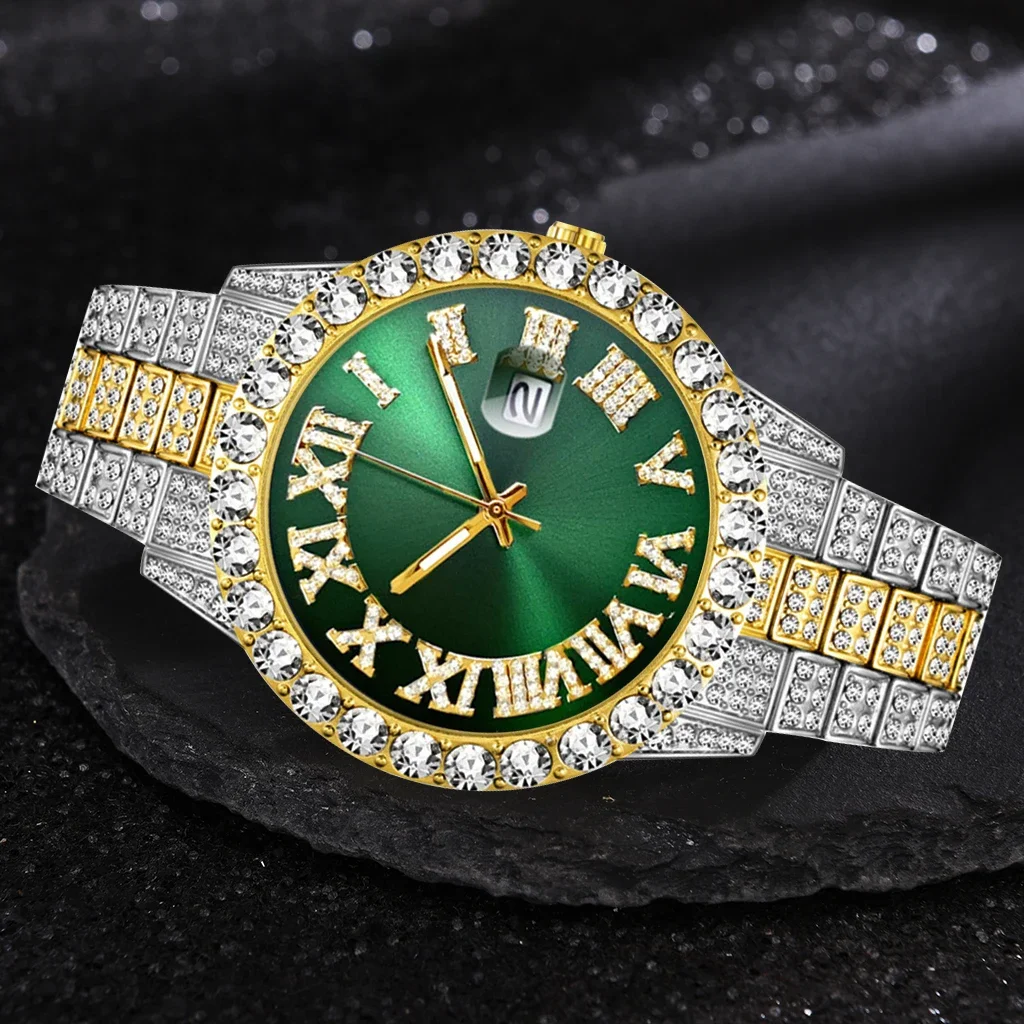 Iced Out Watch Men Luxury Bran - Luxury Watch Iceberg ulasan dan harga
