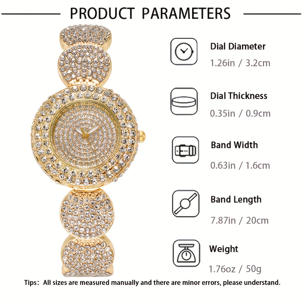 5pcs/set Women's Watch Luxury  - Luxury Watch Gift For Her ulasan dan harga
