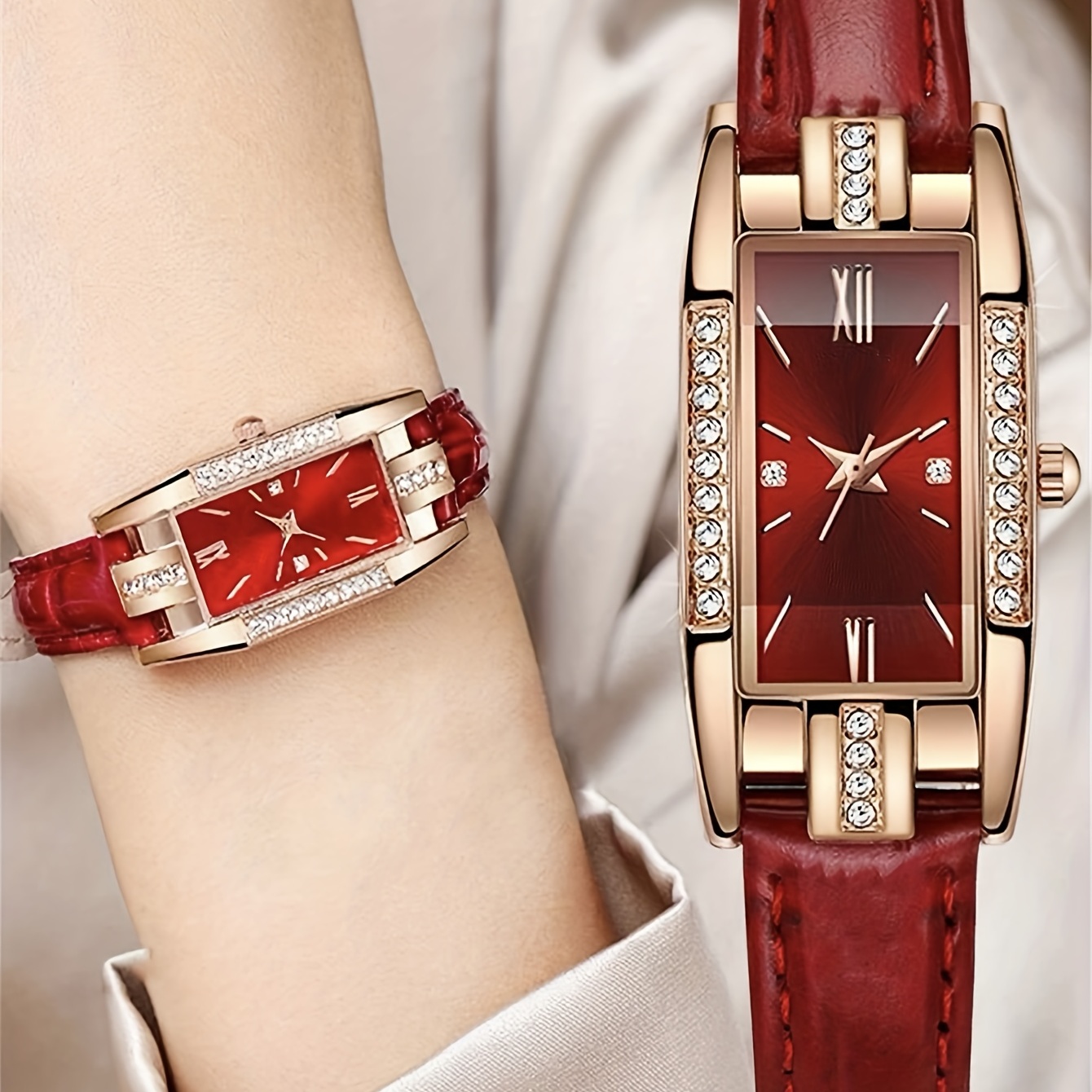 Luxury Rhinestone Quartz Watch - Luxury Watch Gift For Her ulasan dan harga