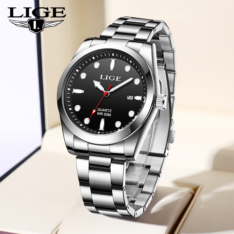 LIGE Top Brand Luxury Mens Wat - Luxury Watch Top 10 ulasan dan harga