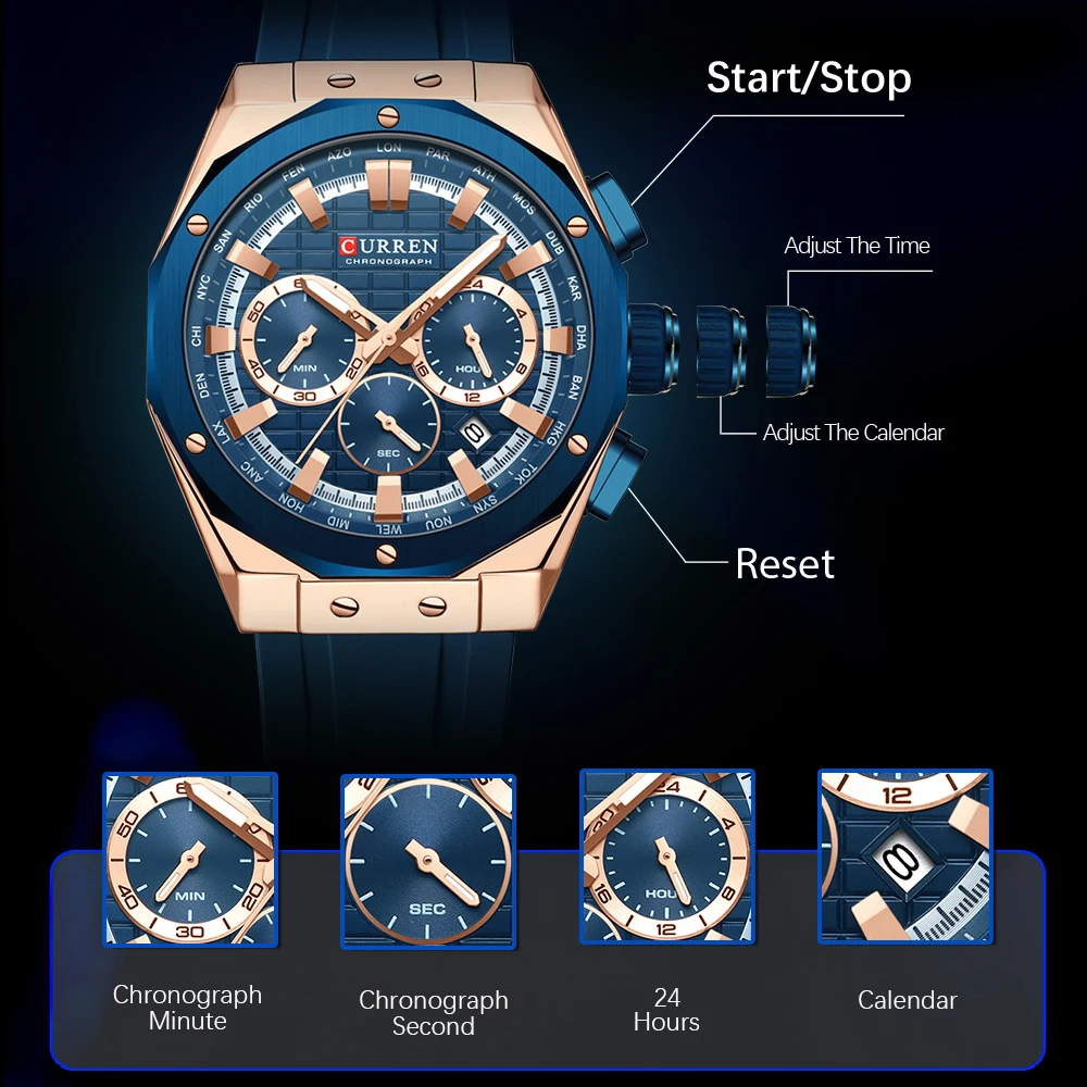 CURREN Luxury Brand High Quali - Luxury Watch Magazine ulasan dan harga
