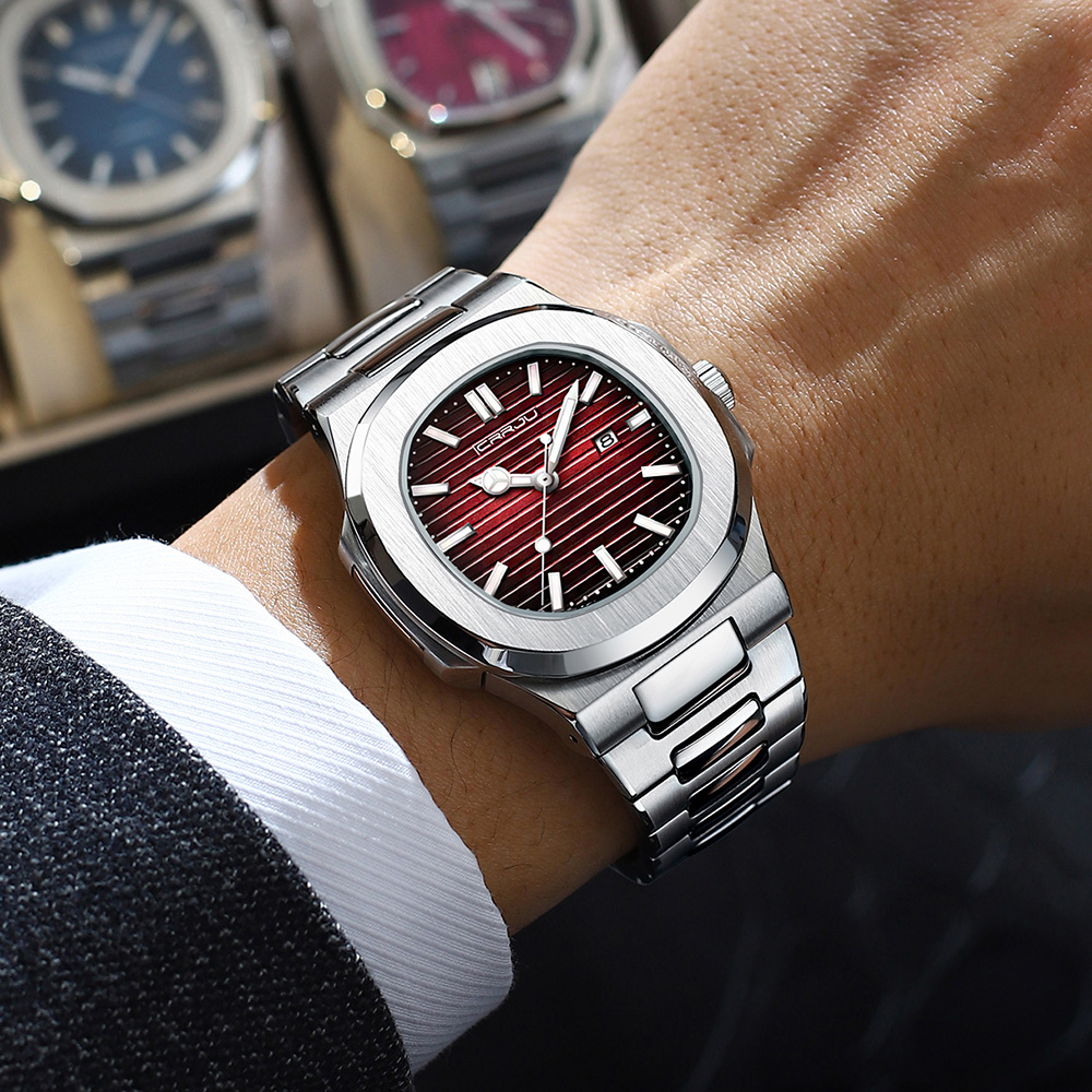CRRJU Top Luxury Brand Man Wat - Luxury Watch Top 10 ulasan dan harga