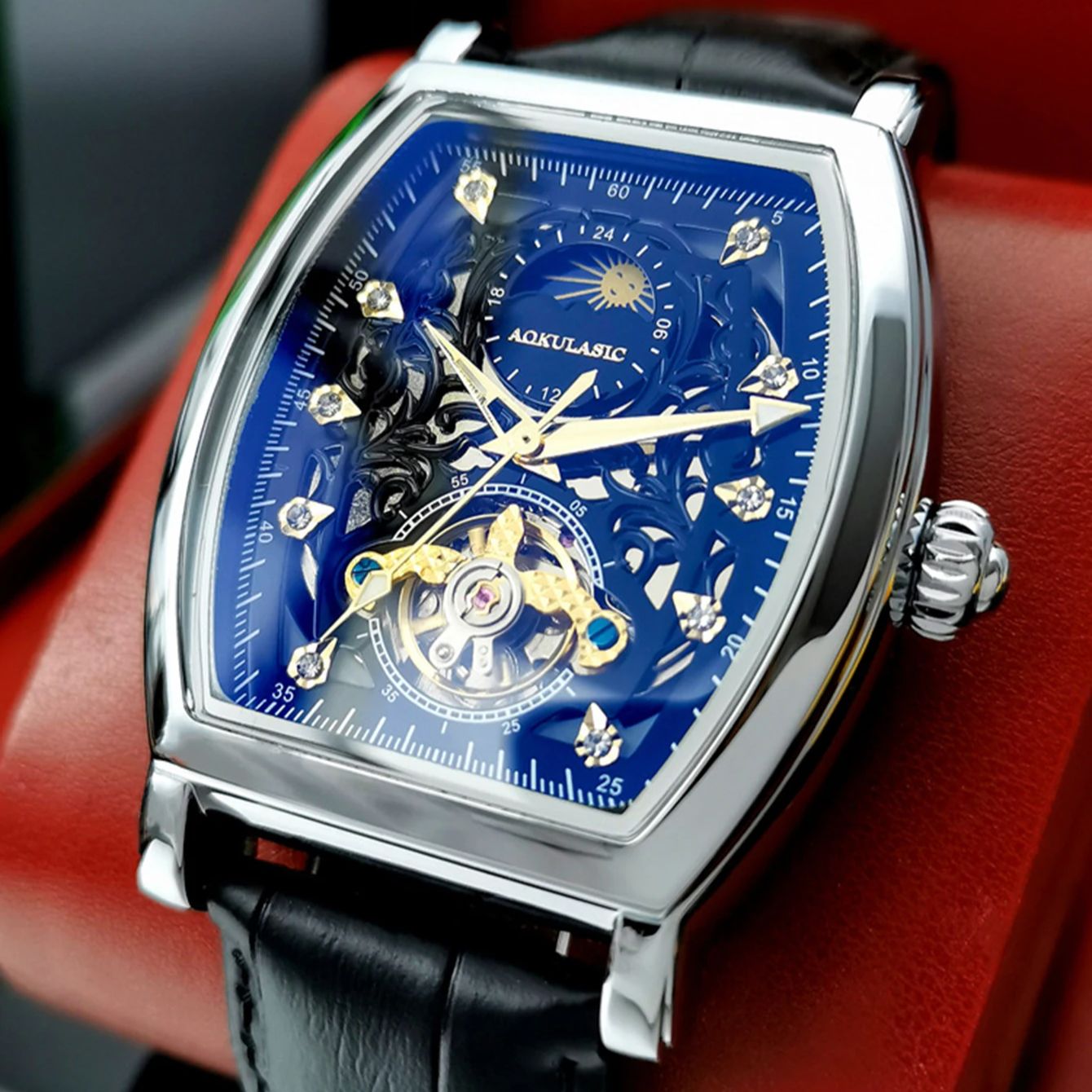 AOKULASIC Tourbillon Iced Out  - Luxury Watch Iceberg ulasan dan harga