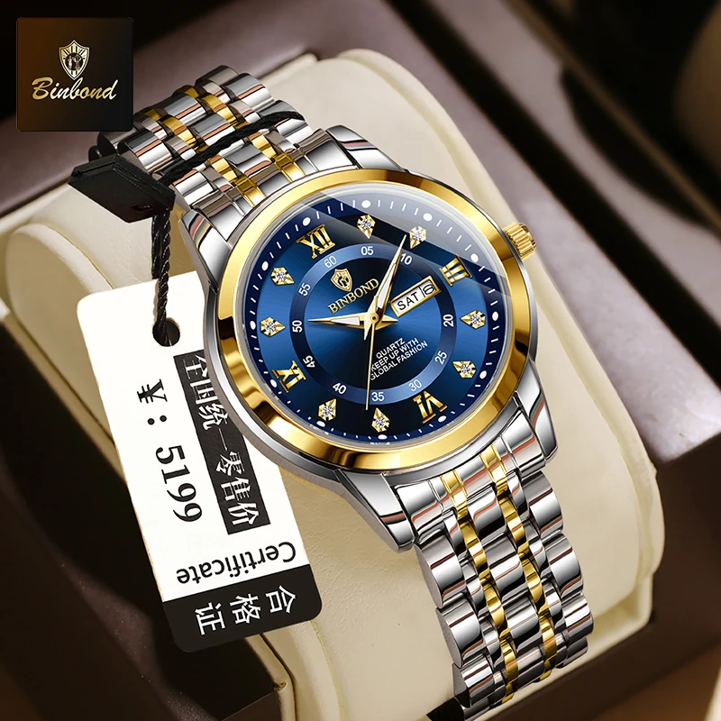 BINBOND B7169 Top Brand Luxury - Luxury Watch Top 10 ulasan dan harga