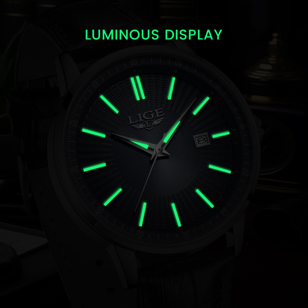 LIGE Top Brand Luxury Men's Wa - Luxury Watch Top 10 ulasan dan harga