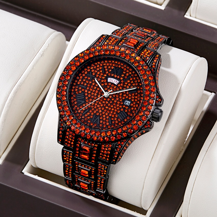 Luxury Hip Hop Stainless Steel - Luxury Watch Iceberg ulasan dan harga