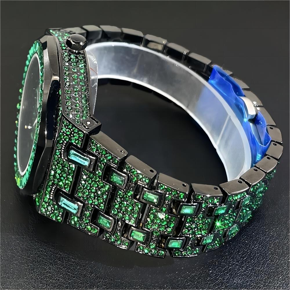 2024 Hip Hop Green Diamond Wat - Luxury Watch Iceberg ulasan dan harga