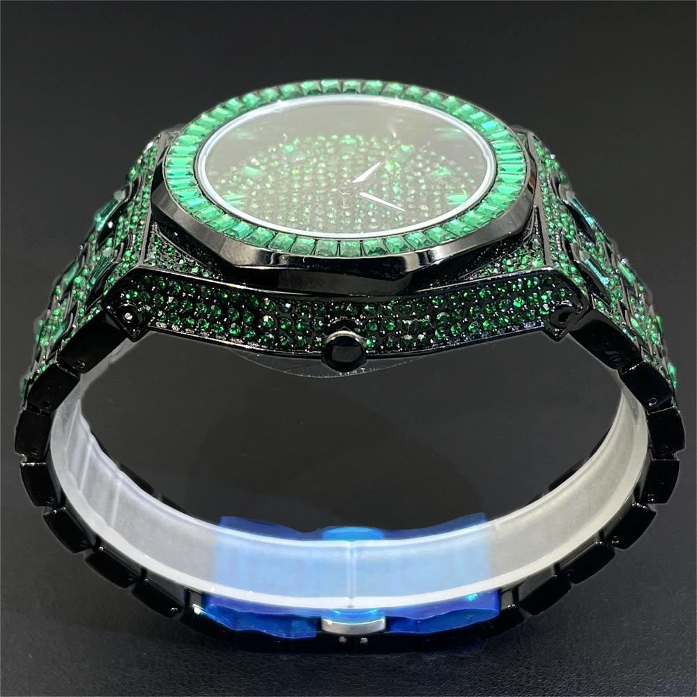 2024 Hip Hop Green Diamond Wat - Luxury Watch Iceberg ulasan dan harga