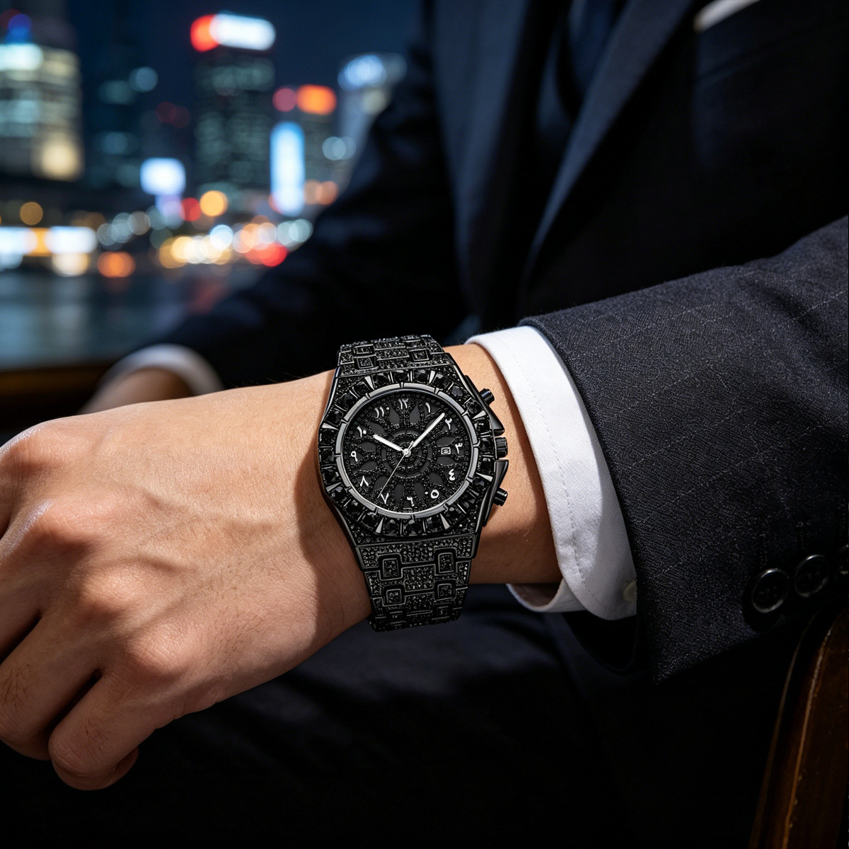 UNIGUET Cool Black Diamond Wat - Luxury Watch Iceberg ulasan dan harga