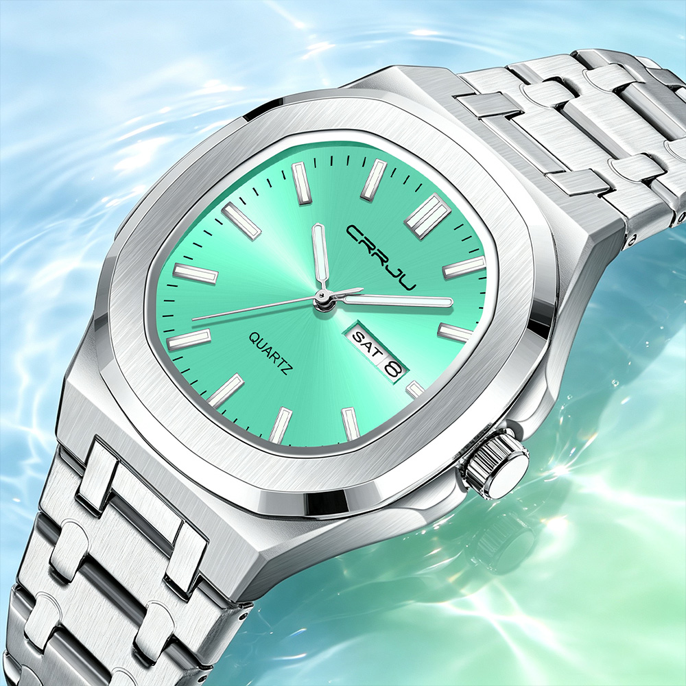 CRRJU 5039 Top Brand Men's Qua - Luxury Watch Top 10 ulasan dan harga