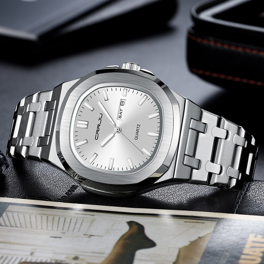 CRRJU 5039 Top Brand Men's Qua - Luxury Watch Top 10 ulasan dan harga