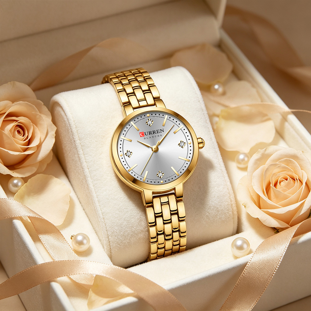 CURREN Ladies Minimalist Thin  - Luxury Watch Gift For Her ulasan dan harga