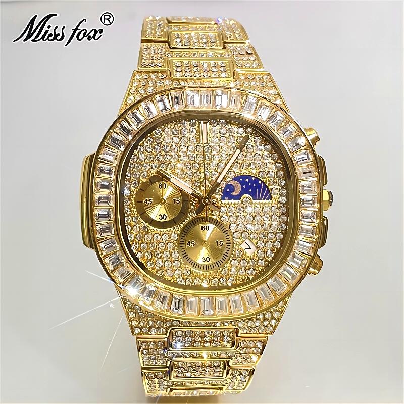 MISSFOX Luxury Gold Watches Me - Luxury Watch Iceberg ulasan dan harga