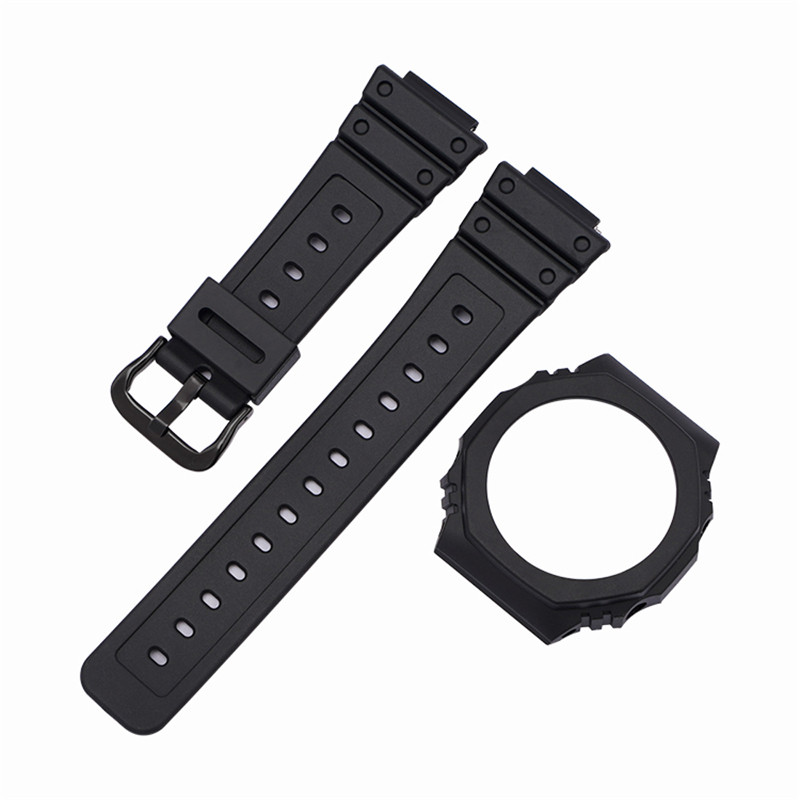 Resin Strap + Case For Casio G - Casio Watch G-Shock Ga-2100 ulasan dan harga